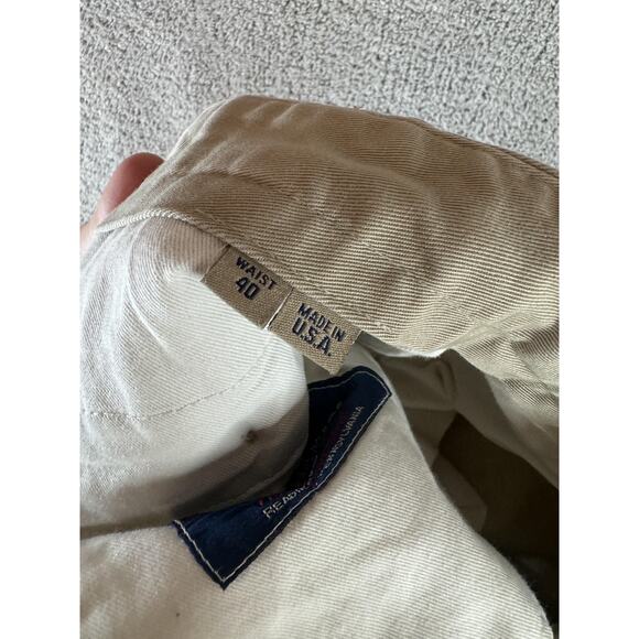 Bills Khakis Pants Mens 40 Khaki M2 Made in USA Chino Classic Fit Straight Leg - Picture 13 of 16